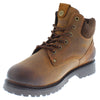Wrangler Yuma Mens Leather Lace Casual Combat Boots