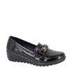 Boulevard L 407 Saddle Trim Wedge Casual Shoes