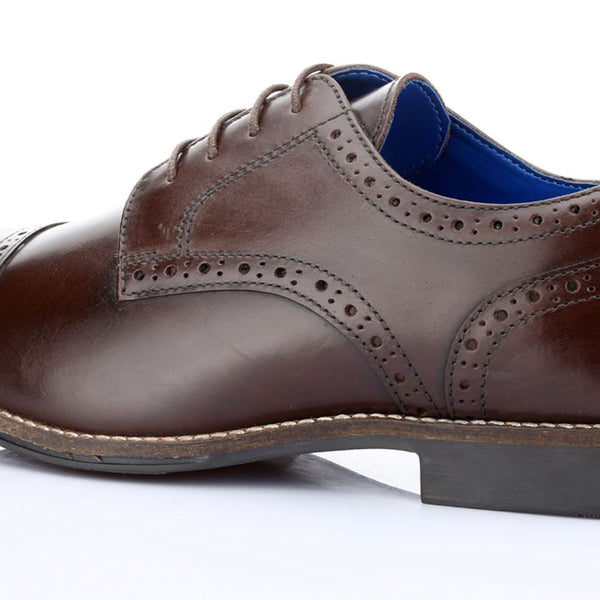 Thomas Crick Claydon Mens Leather Lace Up Brogue Formal Shoes