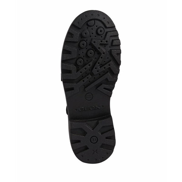 Geox Girls School Black Touch Fastening Casey Girl Ballerina