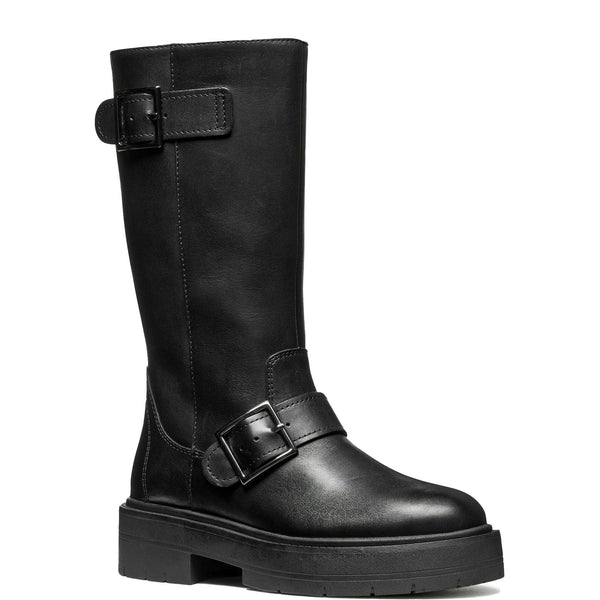 Geox D Spherica Ec7 Women's Long Biker Boots