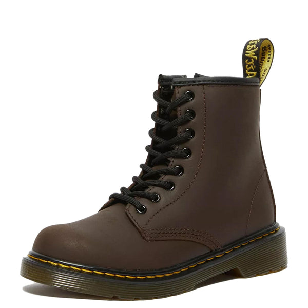 Dr Martens 1460 Junior Serena Faux Fur Lined Leather Zip Warm Boots