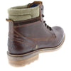 Wrangler Hill Tweed Lace Leather Combat Mens Boots