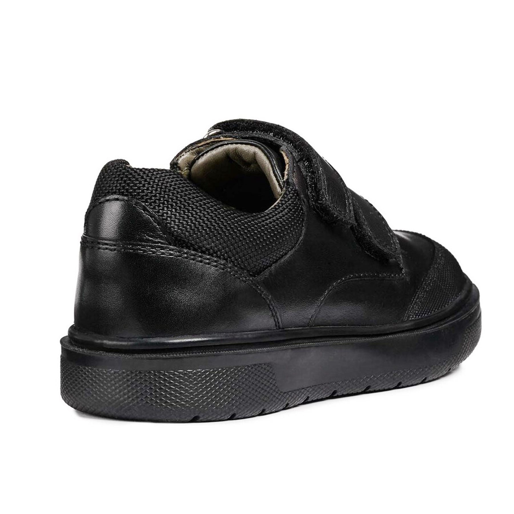 Geox Boys School Black J Riddock B. F Touch Fastening Shoes Foot Box