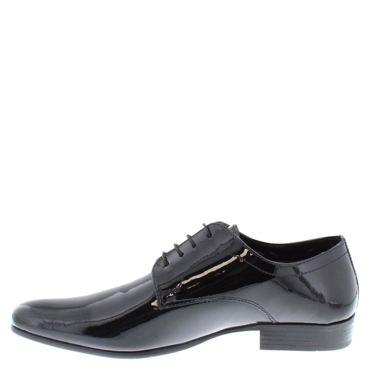 Thomas Crick Lace Up Formal Dress Patent Black Leather Mens Shoes