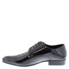 Thomas Crick Lace Up Formal Dress Patent Black Leather Mens Shoes