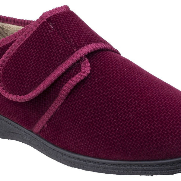 Fleet & Foster Sam Touch Fastening Slippers