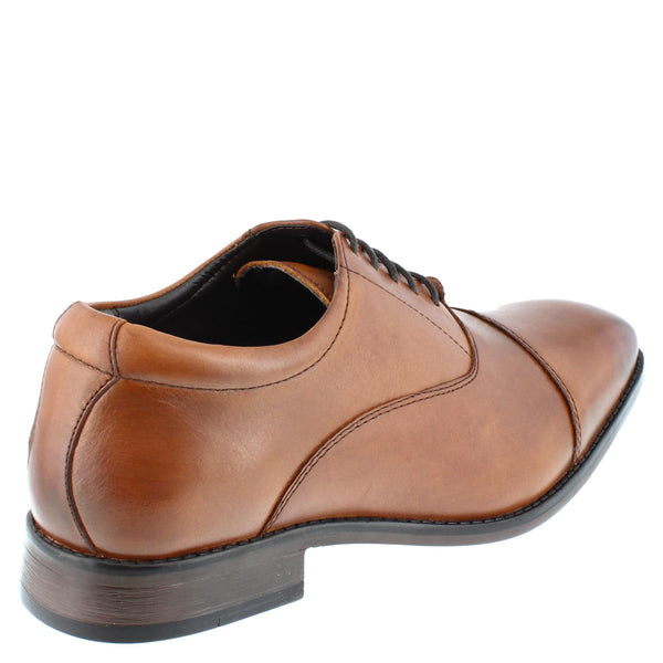 HX London Charing Men's Leather Cap Oxford Shoes