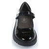 Geox Girls School Black Touch Fastening J Casey G. P Shoes