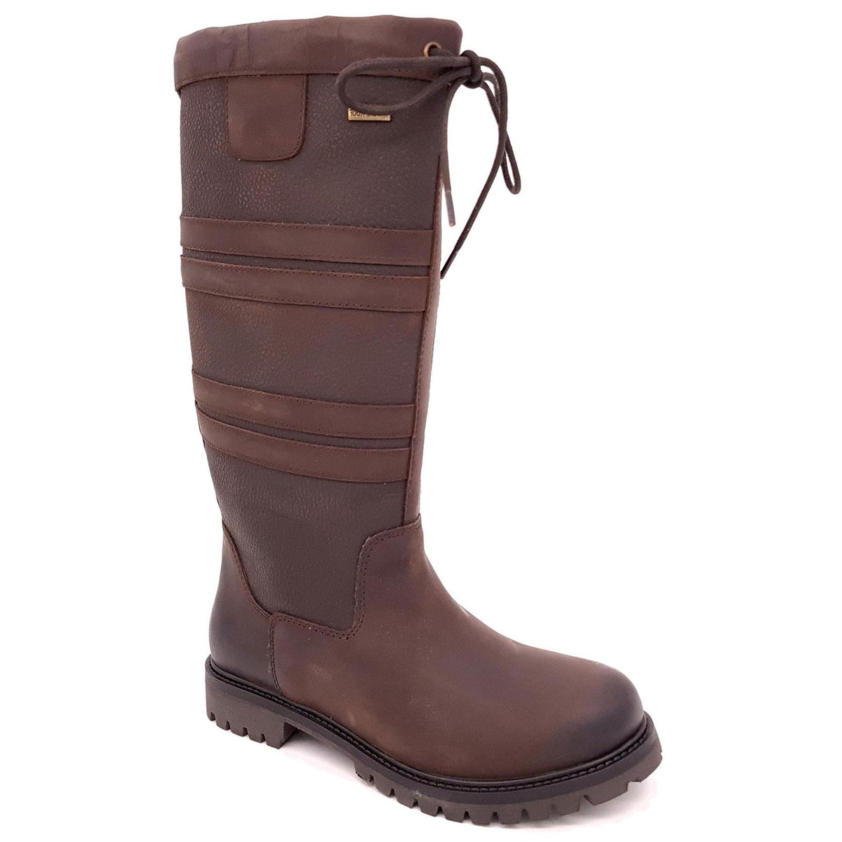 Frank James Burghley Equestrian Leather Country Long Boots Waterproof