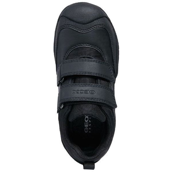 Geox Boys School Black Touch Fastening J New Savage Boy B A Waterproof Trainers