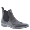 HX London Harlow Men's Leather Pointed Brogue Chelsea Boots