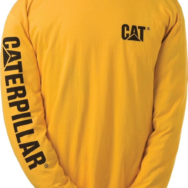 Caterpillar Trademark Banner Long Sleeve T-Shirt