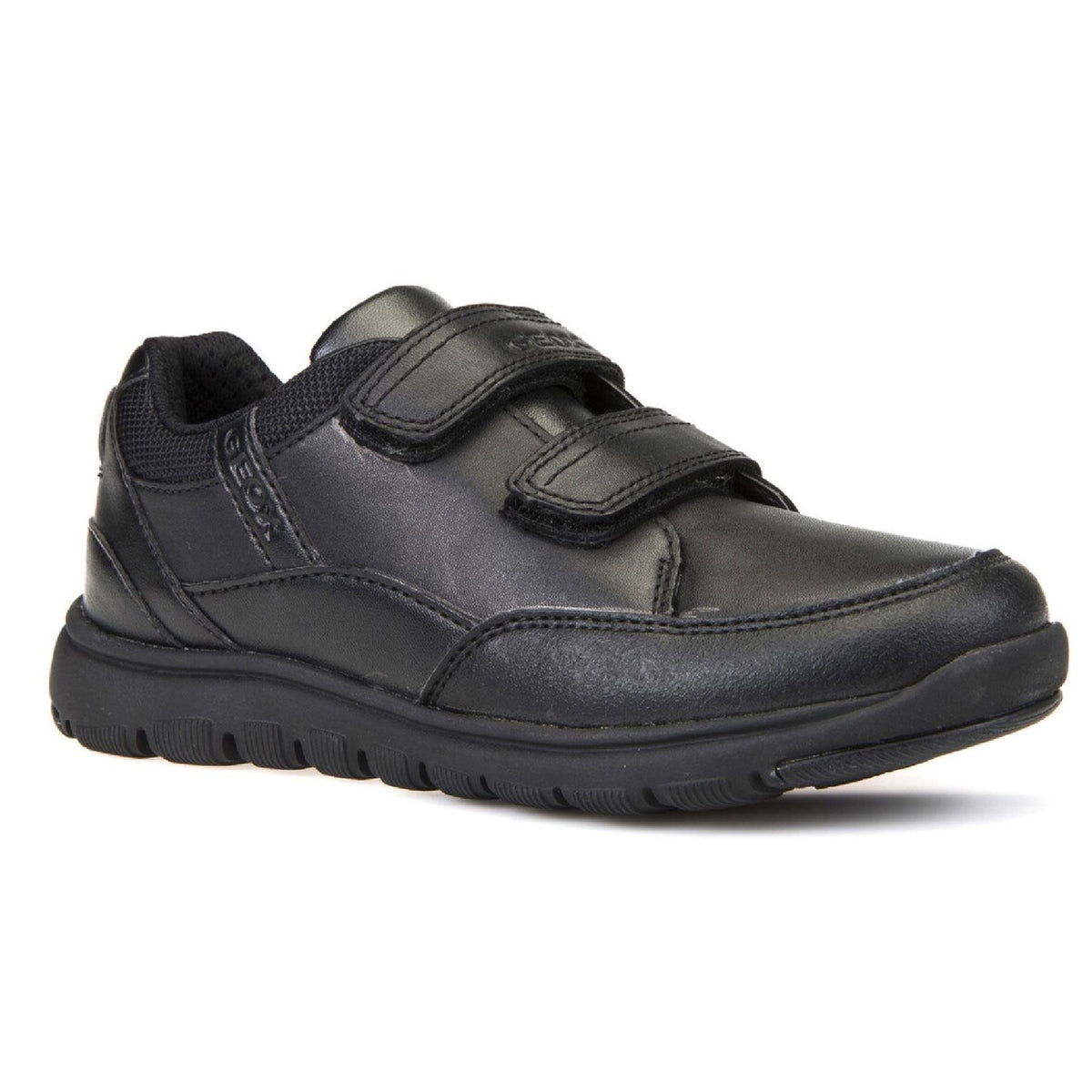 Geox Boys School Black Touch Fastening J Xunday Boy B Trainers
