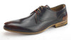 Frank James Shoreditch Mens Leather Hi Shine Lace Up Gibson Formal Shoes