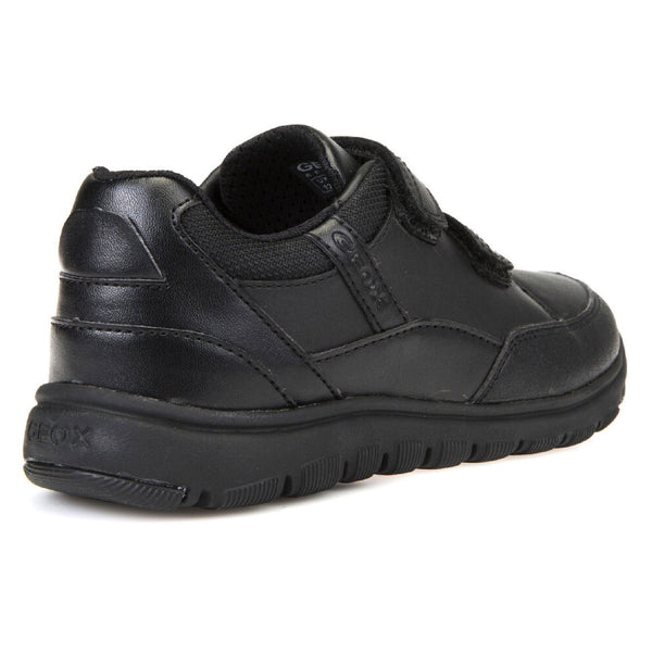 Geox Boys School Black Touch Fastening J Xunday Boy B Trainers