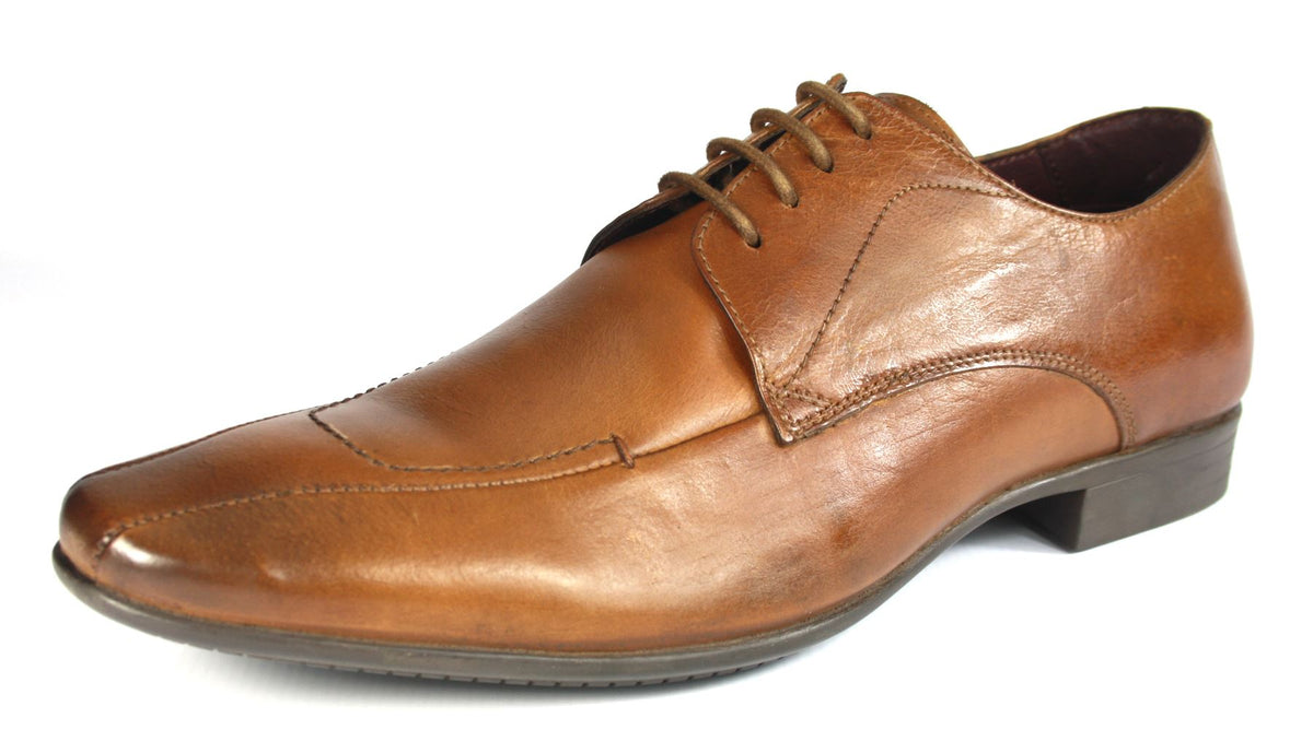 POD Como Pointed Toe Lace Up Casual Formal Mens Leather Shoes