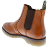 Frank James Warkton Leather Pull On Mens Brogue Chelsea Boots