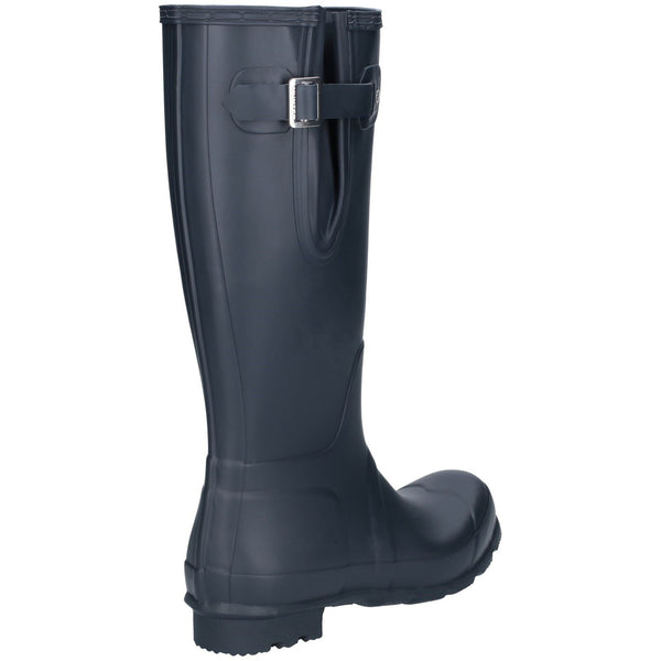 Mens Hunter Original Tall Side Adjustable Winter Snow Rain Wellington Boots Navy