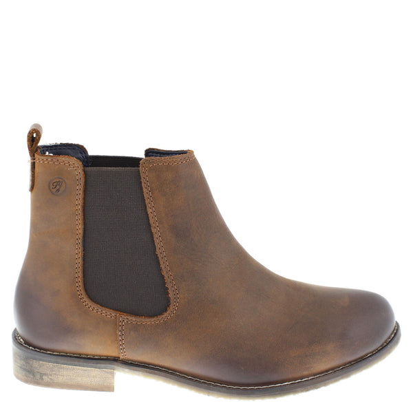Frank James Aintree Ladies Leather Pull On Chelsea Boots