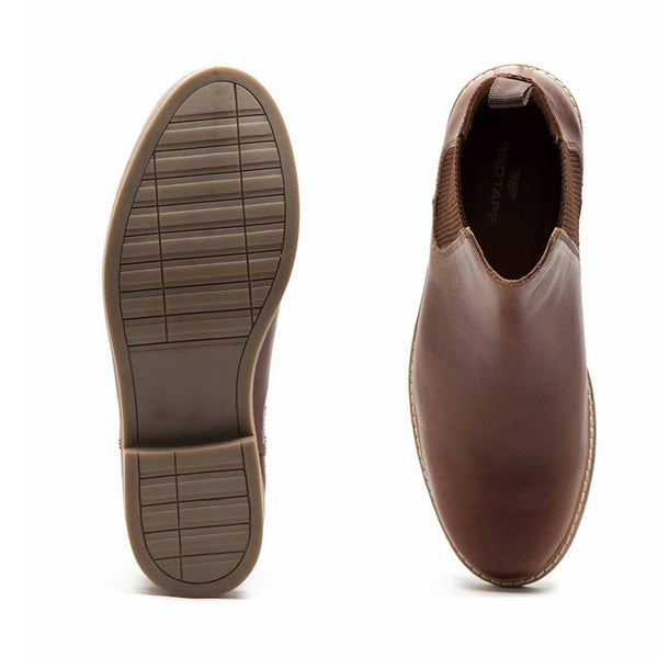 Thomas Crick Bamford Leather Mens Pull On Brown Chelsea Boots