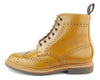 Charles Horrel England CH2009 Brogue Leather Welted Lace Mens Commando Boots