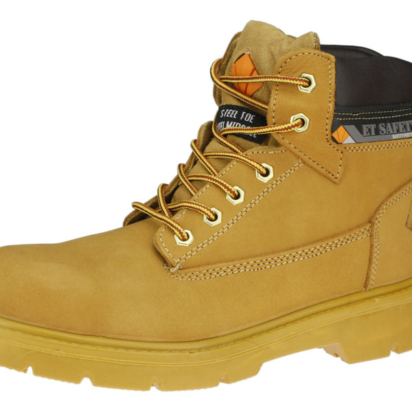 ET Safety I0006 Lightweight Lace Up Steel Toecap Midsole Leather SBP Boots