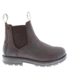 Frank James Braunton Greasy Brown Mens Chelsea Pull On Boots