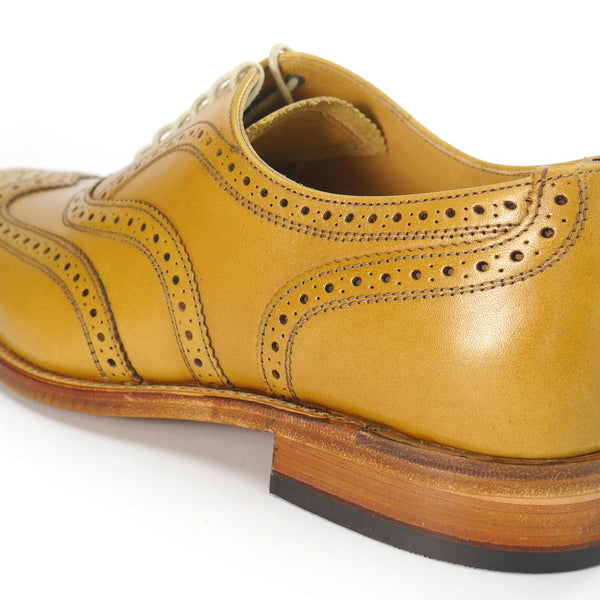 Charles Horrel England CH2006 Welted Cambridge Wingtip Tan Brogue Shoes