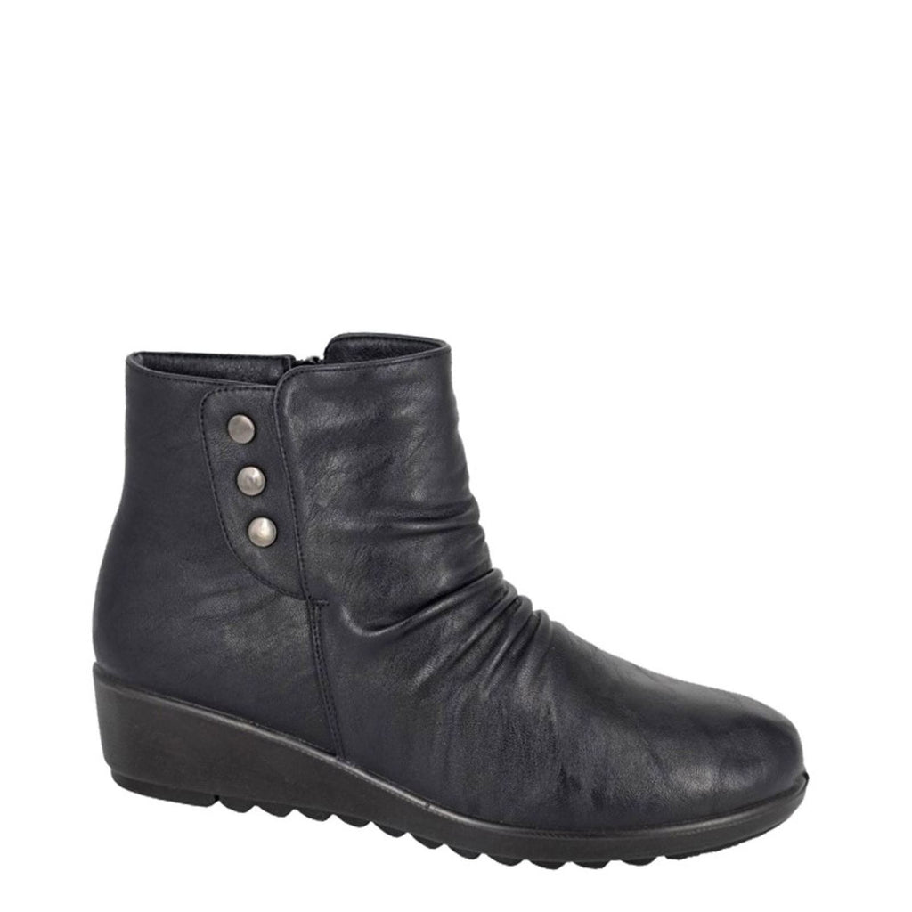 Boulevard L 400 Inside Zip/Press Stud Ankle Boots