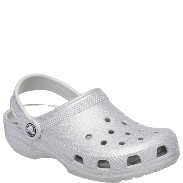Crocs Kids' Classic Glitter Clogs
