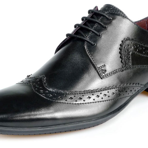 POD Ceres Pointed Toe Mens Leather Lace Up Brogues Formal Casual Shoes