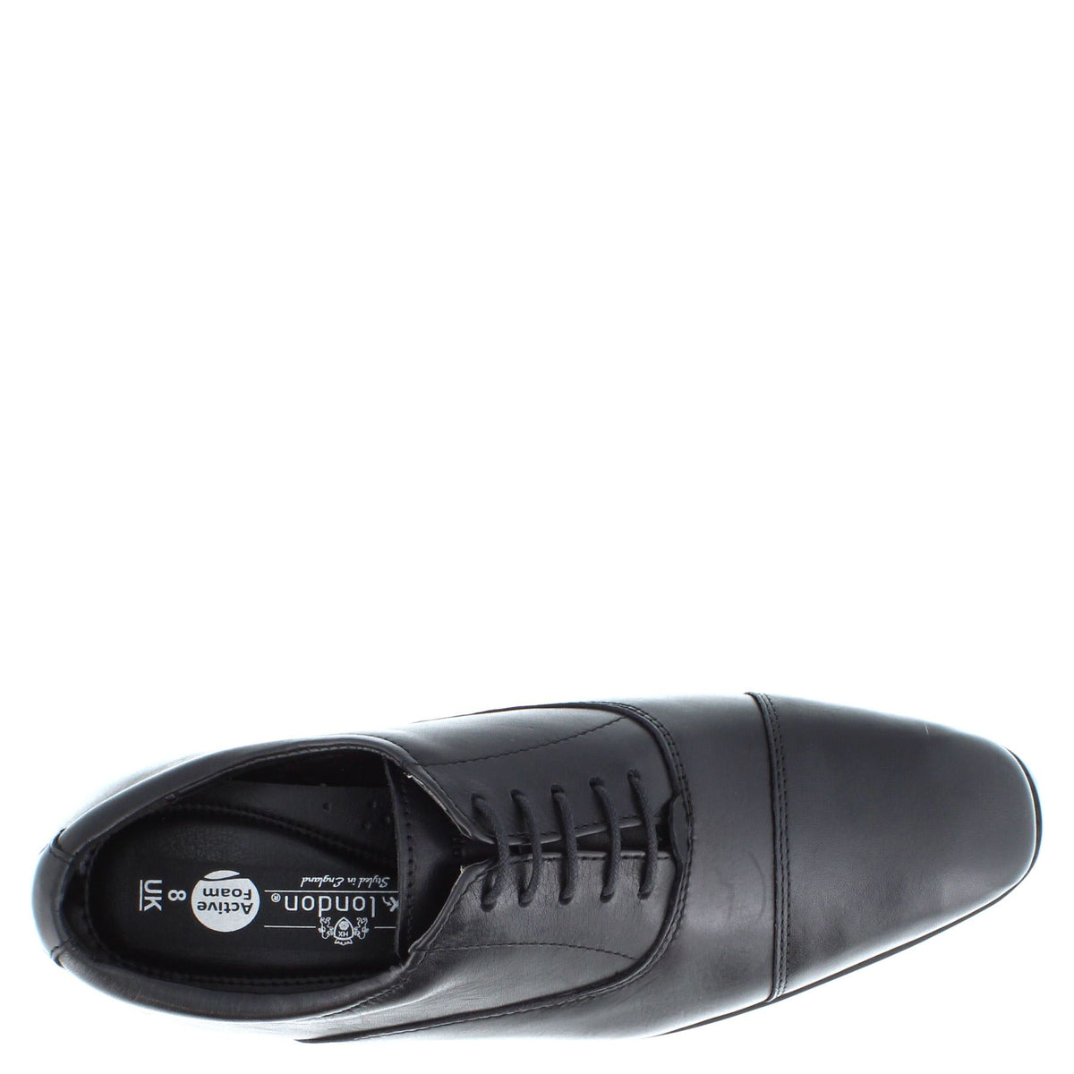 HX London Charing Men's Leather Cap Oxford Shoes