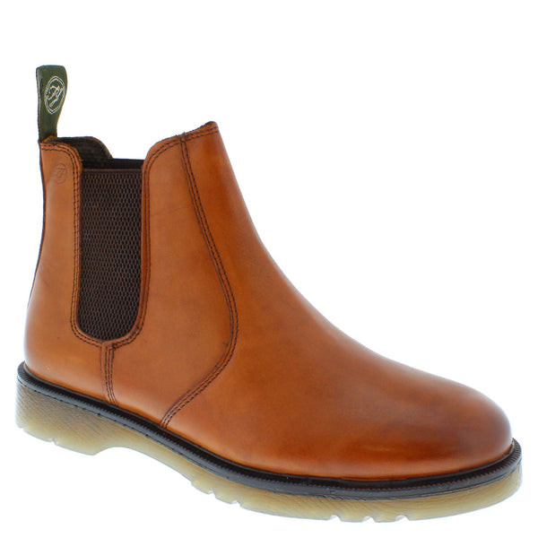 Frank James Naseby Mens Leather Chelsea Dealer Pull On Boots
