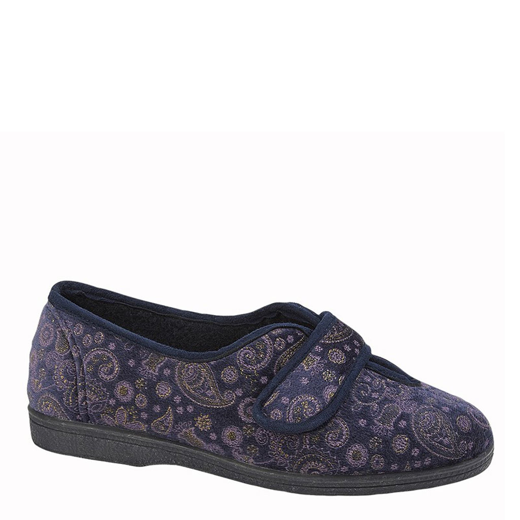 Sleepers Ivy V Throat Touch Fastening Slippers