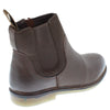 Frank James Epsom Boys Leather Neoprene Zip Up Chelsea Boots