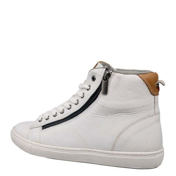 HX London Ilford High Top Leather Trainers