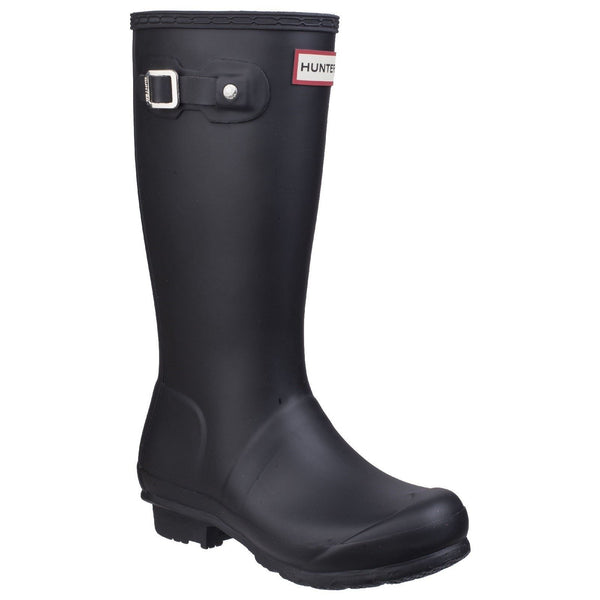 Kids Hunter Original Big Kids Winter Snow Rain Wellington Boots Black
