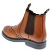 Frank James Wrexham Boys Girls Brogue Chelsea Leather Jodphur Ankle Pull On Boots