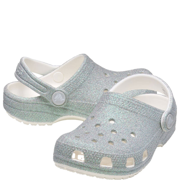 Crocs Kids' Classic Glitter Clogs