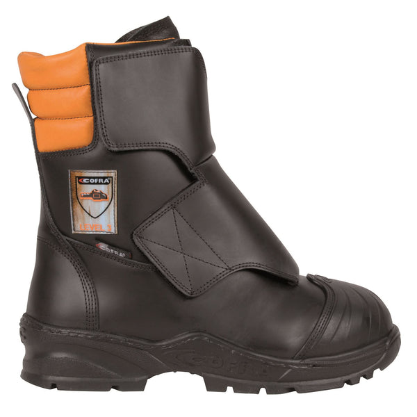 Cofra Strong Chainsaw Leather Class 3 Safety Steel Toecap Work Mens Black Boots