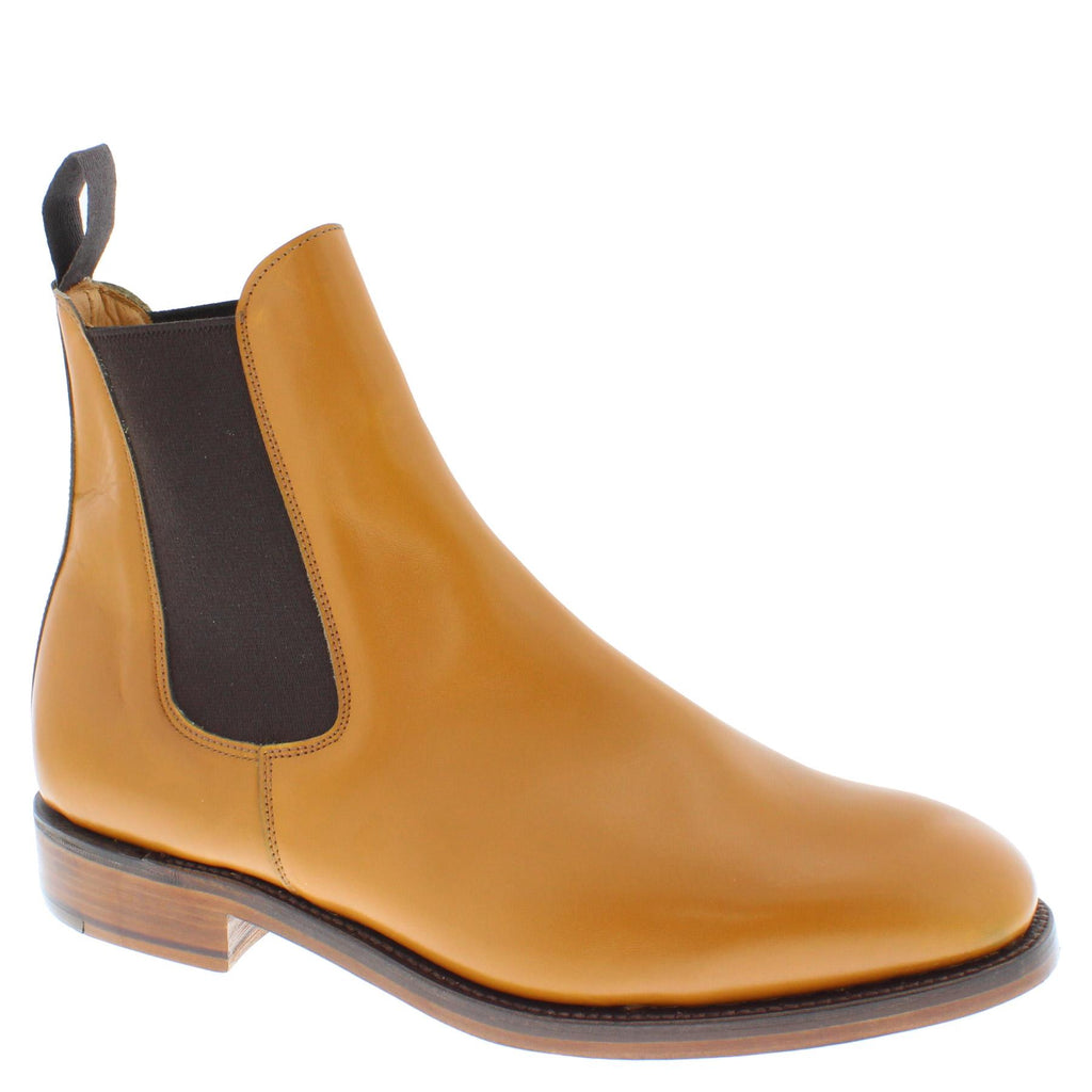 Charles Horrel England CH2011 Welted Mens Chelsea Tan Boots