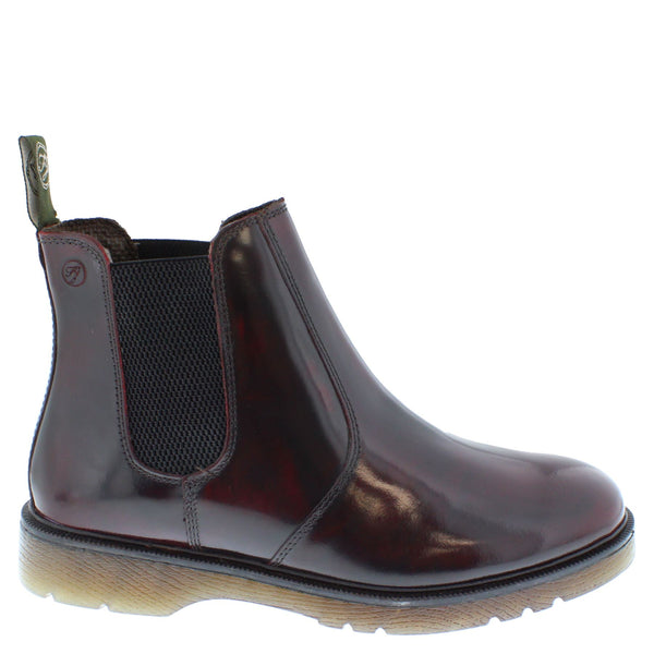 Frank James Naseby Mens Leather Chelsea Dealer Pull On Boots