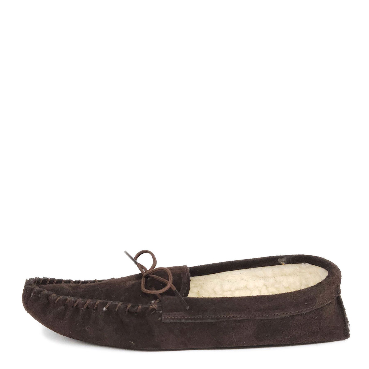 Coopers Suede Fleece Lined Soft Sole Mens Moccasin Slippers Made In England