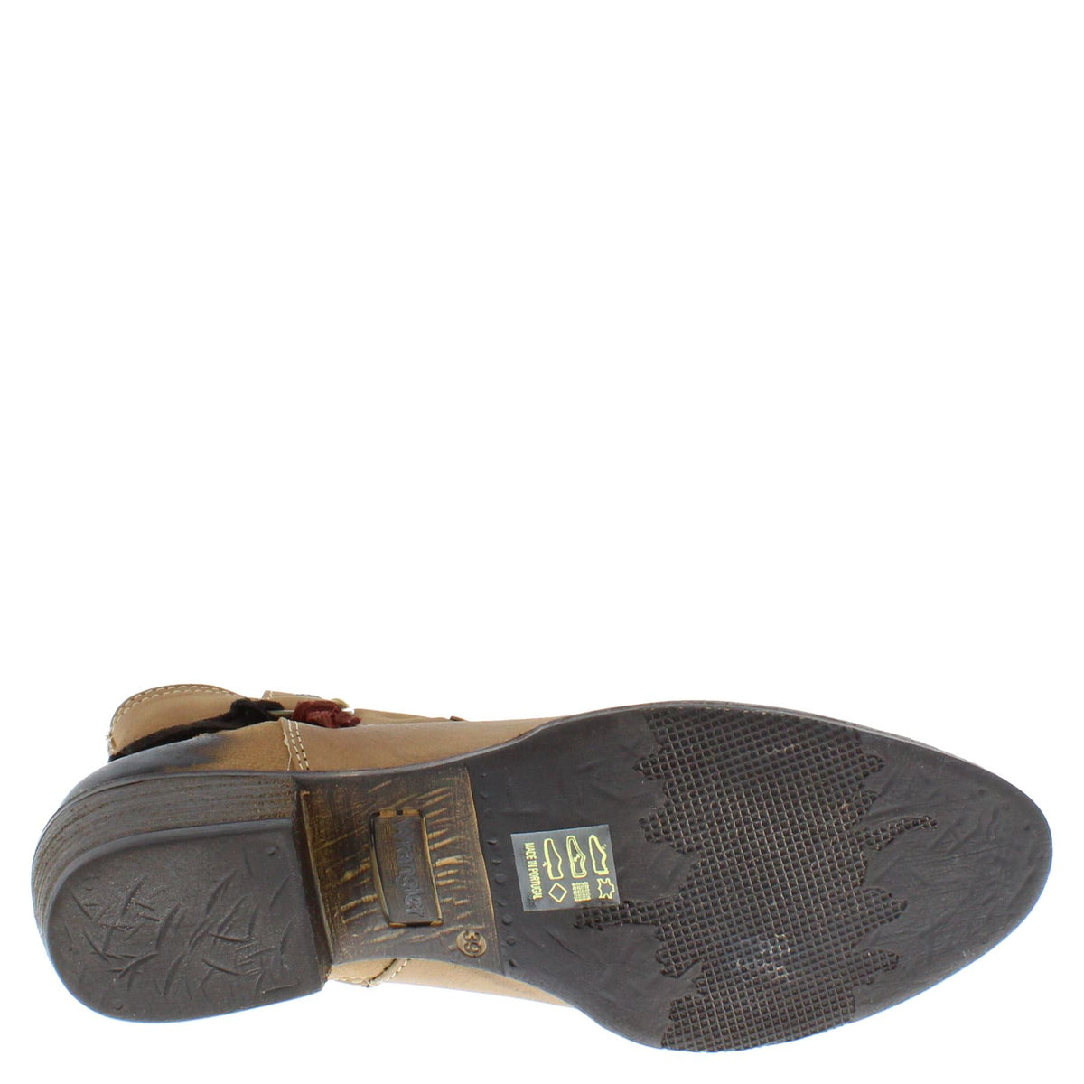 Wrangler Carson Ring Leather Ladies Chelsea Ankle Zip Boots