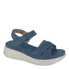 Cipriata Katia Crossover Wedge Touch Fastening Sandals
