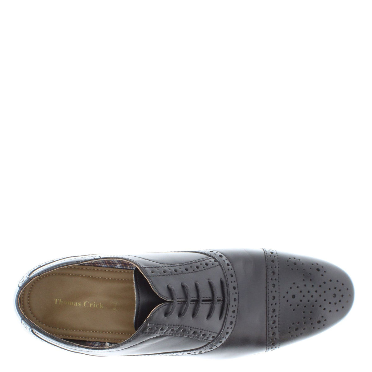Thomas Crick Hartwell Mens Lace Up Brogue 5 eye Leather Shoes