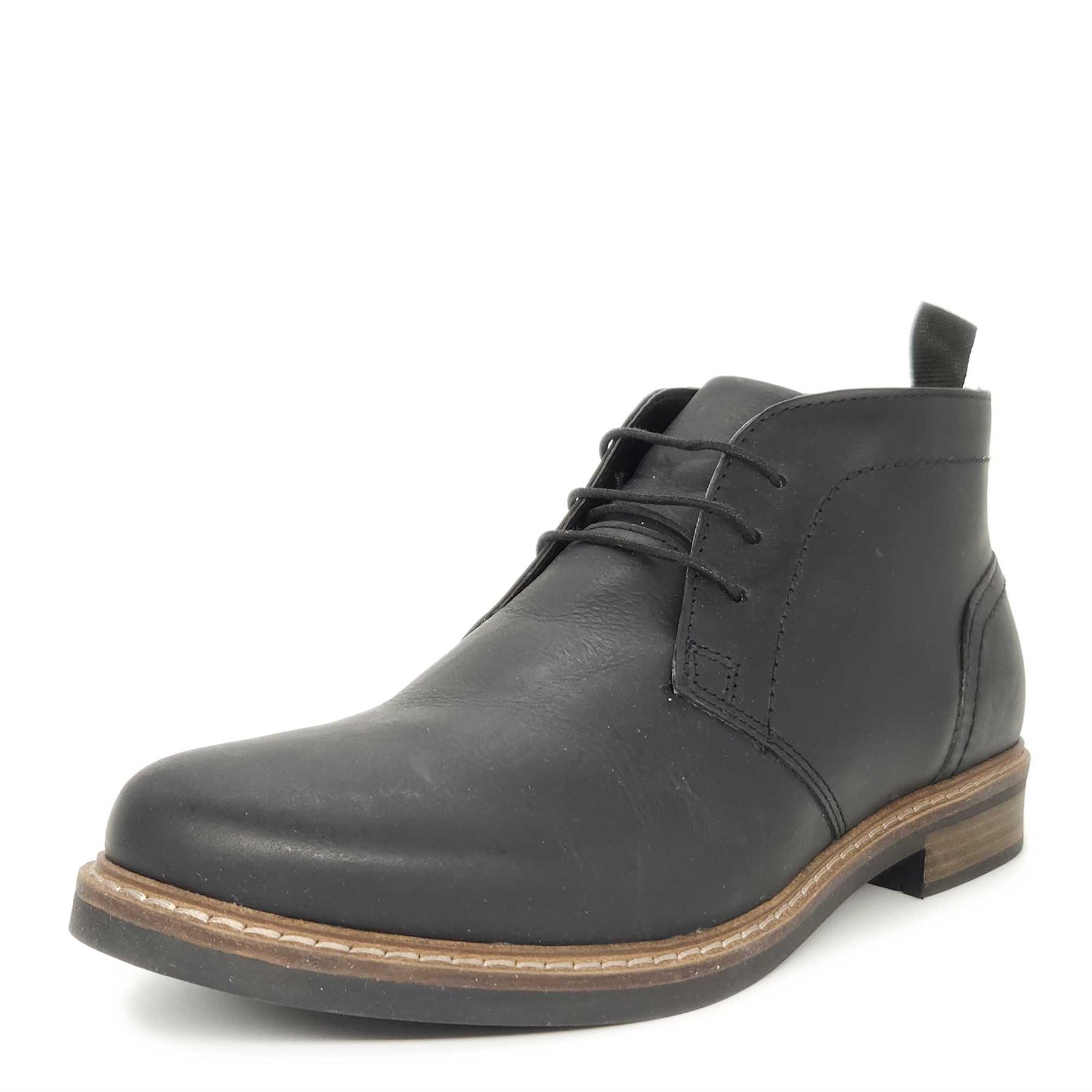 Red Tape Crick Dallas Leather Mens Chukka Ankle Lace Up Boots Foot Box