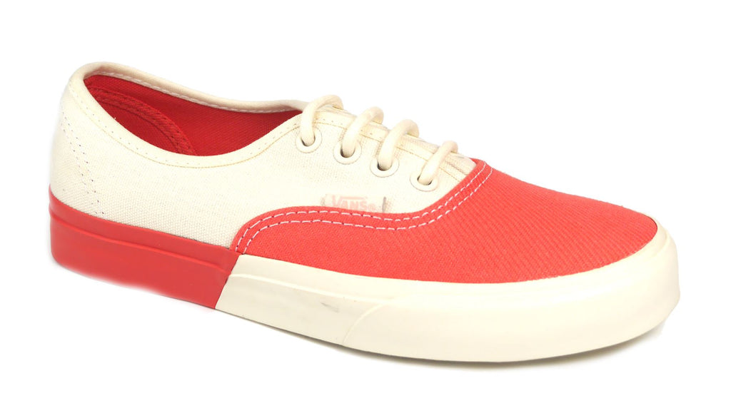 VANS Authentic Trainers DX Blocked ladies white red Lace Up