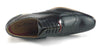 Frank James Norbury Leather Hi Shine Lace Up Mens Brogue Shoes